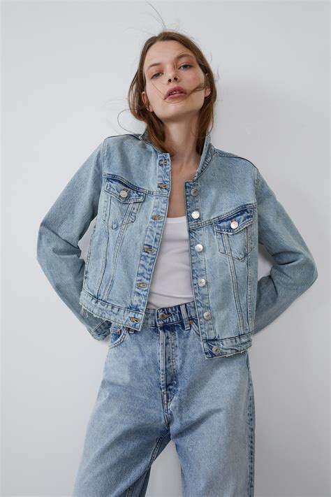 jacket of zara|zara jean jacket women.